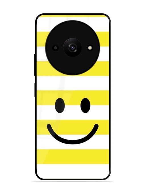 Smiling Stripes Glossy Soft Edge Case for Xiaomi Redmi A3X