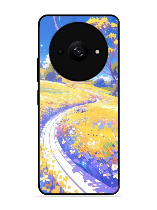 Vibrant Spring Meadow Glossy Soft Edge Case for Xiaomi Redmi A3X