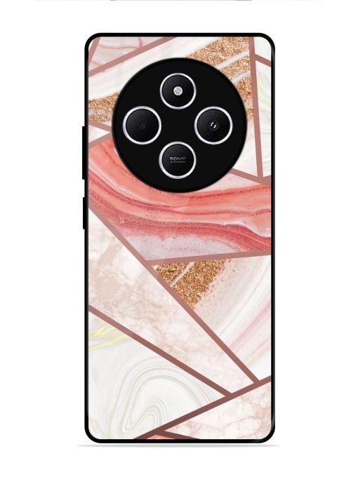 Rosy Mosaic Glossy Soft Edge Case for Xiaomi Redmi A4 (5G)