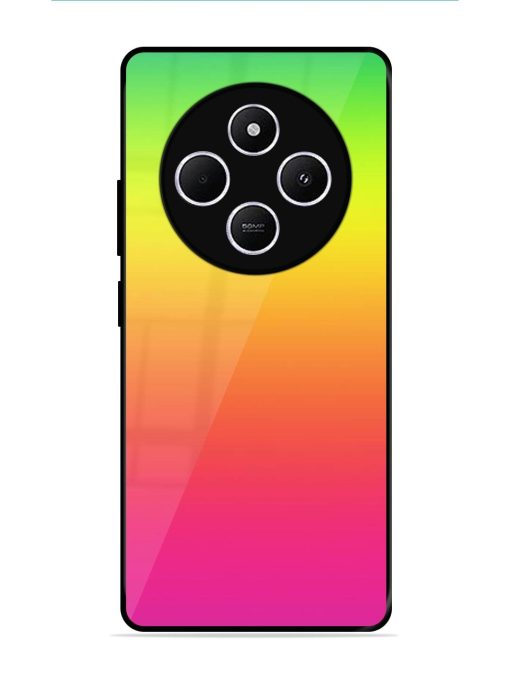 Rainbow Gradient Glossy Soft Edge Case for Xiaomi Redmi A4 (5G)