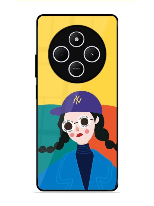 Starry-Eyed Girl Glossy Soft Edge Case for Xiaomi Redmi A4 (5G)