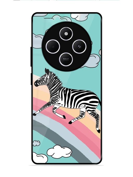 Zebra On A Rainbow Glossy Soft Edge Case for Xiaomi Redmi A4 (5G)