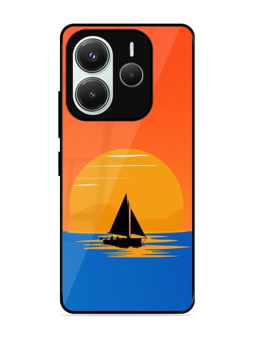 Sunset Sail Glossy Soft Edge Case for Xiaomi Redmi Note 14 (5G)
