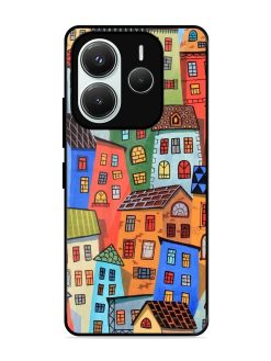 Rainbow House Glossy Soft Edge Case for Xiaomi Redmi Note 14 (5G)