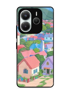 Pastel Paradise Glossy Soft Edge Case for Xiaomi Redmi Note 14 (5G)