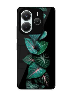 Emerald Elegance Glossy Soft Edge Case for Xiaomi Redmi Note 14 (5G)
