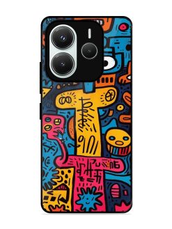 Doodletopia Glossy Soft Edge Case for Xiaomi Redmi Note 14 (5G)