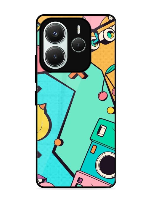Retro Remix Glossy Soft Edge Case for Xiaomi Redmi Note 14 (5G)