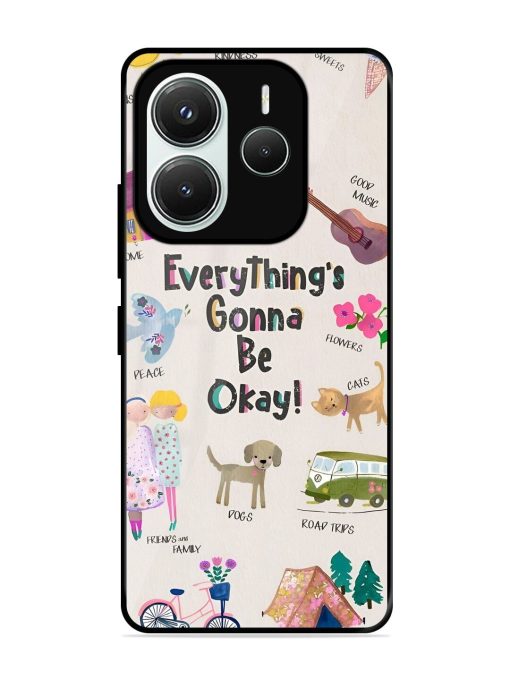 Sunshine And Smiles Glossy Soft Edge Case for Xiaomi Redmi Note 14 (5G)