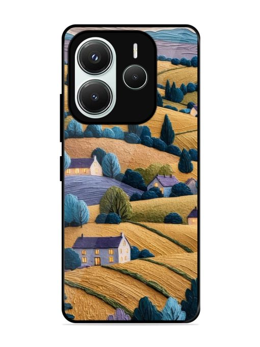 Rolling Hilltop Haven Glossy Soft Edge Case for Xiaomi Redmi Note 14 (5G)