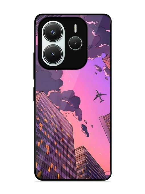 Urban Twilight Glossy Soft Edge Case for Xiaomi Redmi Note 14 (5G)