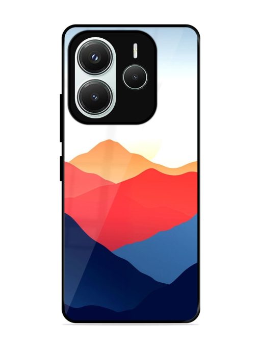 Sunset Peaks Glossy Soft Edge Case for Xiaomi Redmi Note 14 (5G)