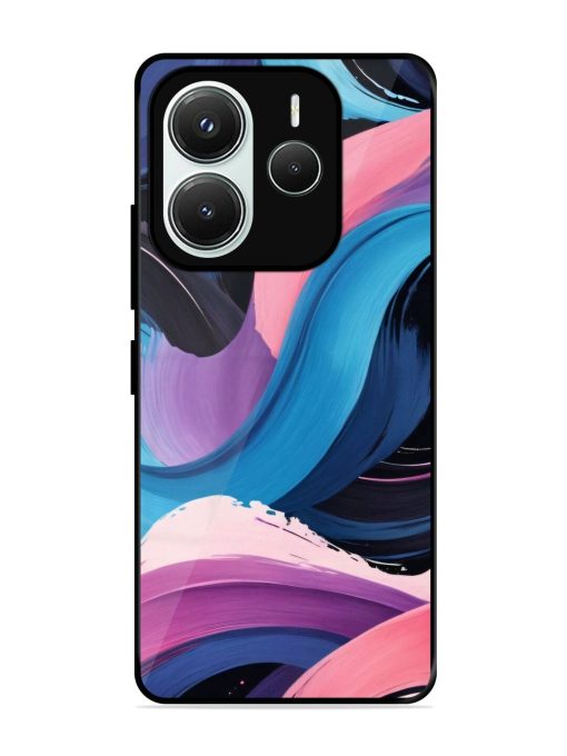Whimsical Waves Glossy Soft Edge Case for Xiaomi Redmi Note 14 (5G)