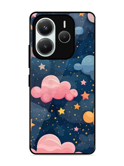Twinkling Dreams Glossy Soft Edge Case for Xiaomi Redmi Note 14 (5G)