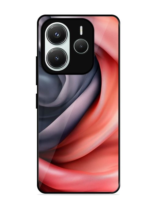 Swirling Silk Glossy Soft Edge Case for Xiaomi Redmi Note 14 (5G)