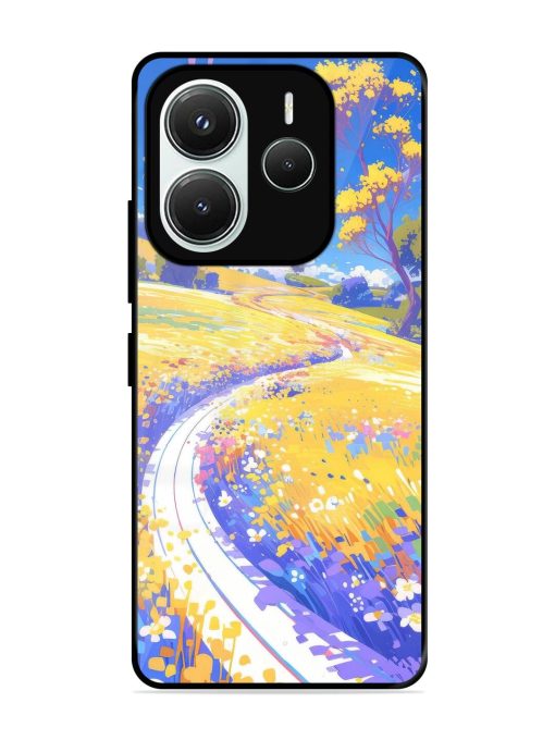 Vibrant Spring Meadow Glossy Soft Edge Case for Xiaomi Redmi Note 14 (5G)