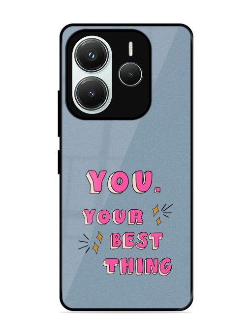 Self-Love Sparkles Glossy Soft Edge Case for Xiaomi Redmi Note 14 (5G)