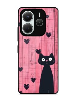Feline Valentine'S Day Glossy Soft Edge Case for Xiaomi Redmi Note 14 (5G)
