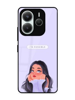 Im Possible Glossy Soft Edge Case for Xiaomi Redmi Note 14 (5G)