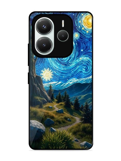 Starry Night In The Shire Glossy Soft Edge Case for Xiaomi Redmi Note 14 (5G)