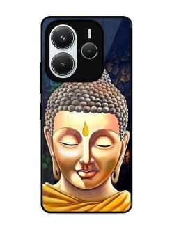 Buddha Face Glossy Soft Edge Case for Xiaomi Redmi Note 14 (5G)