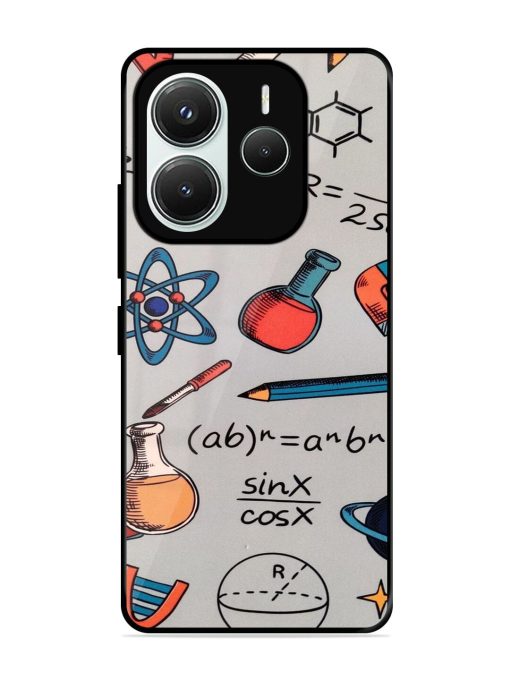 Science Doodle Delight Glossy Soft Edge Case for Xiaomi Redmi Note 14 (5G)