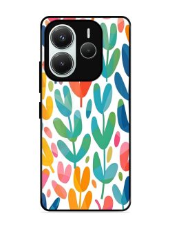 Rainbow Of Blooms Glossy Soft Edge Case for Xiaomi Redmi Note 14 (5G)