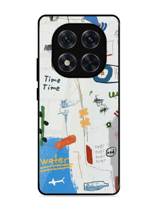Mind Map Madness Glossy Soft Edge Case for Xiaomi Redmi Note 14 Pro (5G)