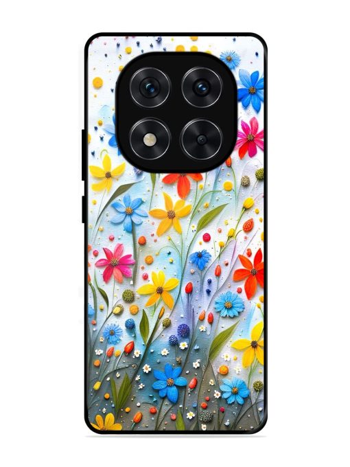 Vibrant Floral Glossy Soft Edge Case for Xiaomi Redmi Note 14 Pro (5G)