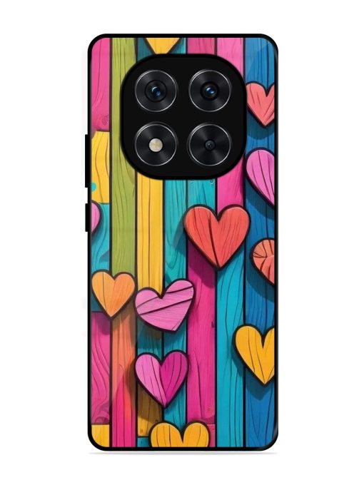Rainbow Of Hearts Glossy Soft Edge Case for Xiaomi Redmi Note 14 Pro (5G)