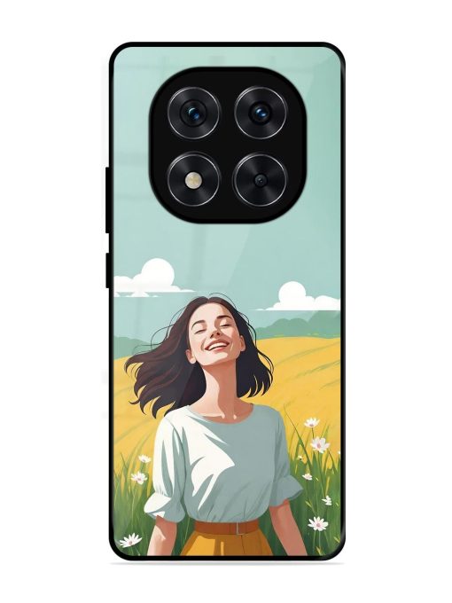 Girl Graffiti Glossy Soft Edge Case for Xiaomi Redmi Note 14 Pro (5G)