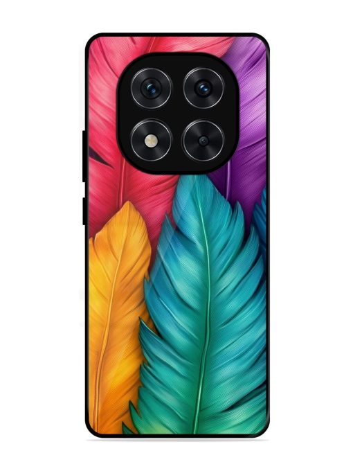 Rainbow Feathers Glossy Soft Edge Case for Xiaomi Redmi Note 14 Pro (5G)
