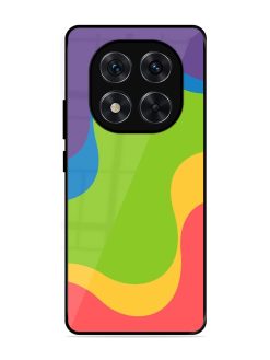 Wavy Rainbow Wonderland Glossy Soft Edge Case for Xiaomi Redmi Note 14 Pro (5G)