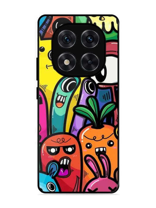 Whimsical Doodle Chaos Glossy Soft Edge Case for Xiaomi Redmi Note 14 Pro (5G)