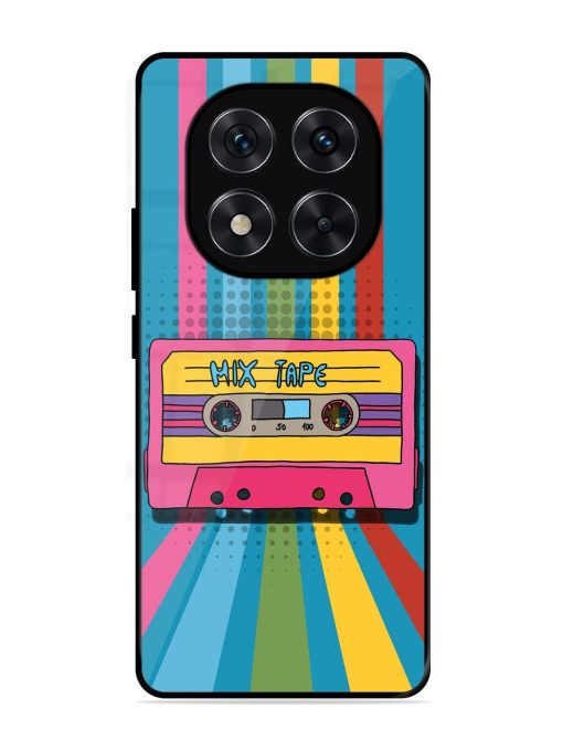 Retro Cassette Tapes Glossy Soft Edge Case for Xiaomi Redmi Note 14 Pro (5G)