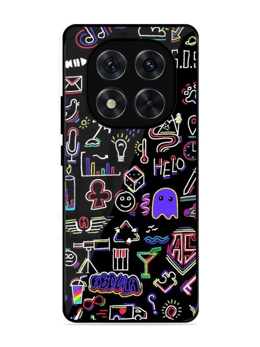 Neon Doodle Glossy Soft Edge Case for Xiaomi Redmi Note 14 Pro Plus (5G)